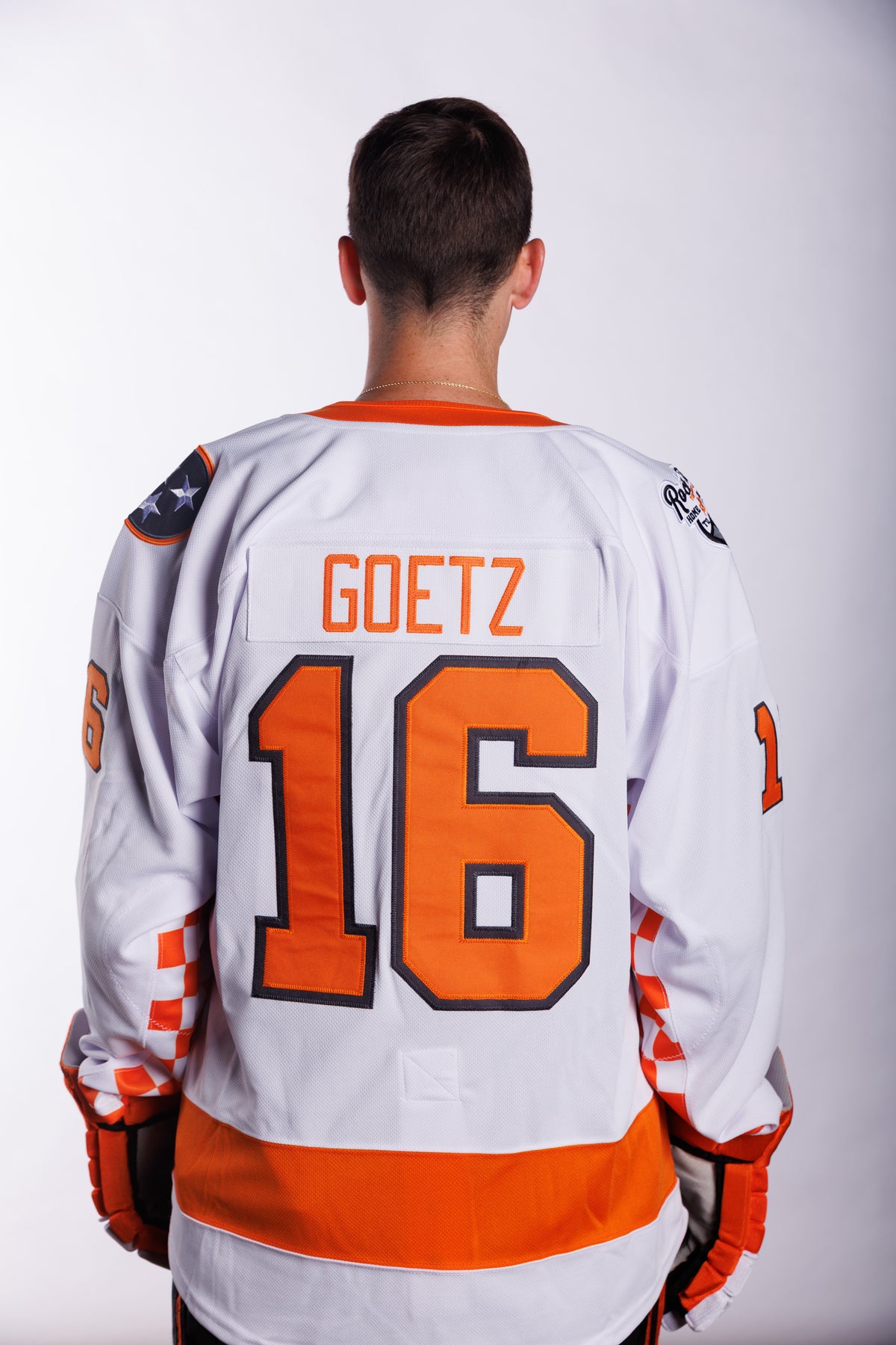 Classic White Script Jersey