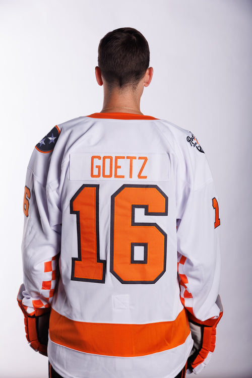 Classic White Script Jersey